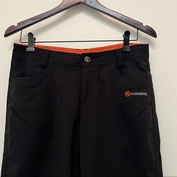 Cloudveil Lightweight convertible hiking pants black small EUC - Picture 3 of 13
